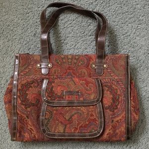 Vintage fabric purse